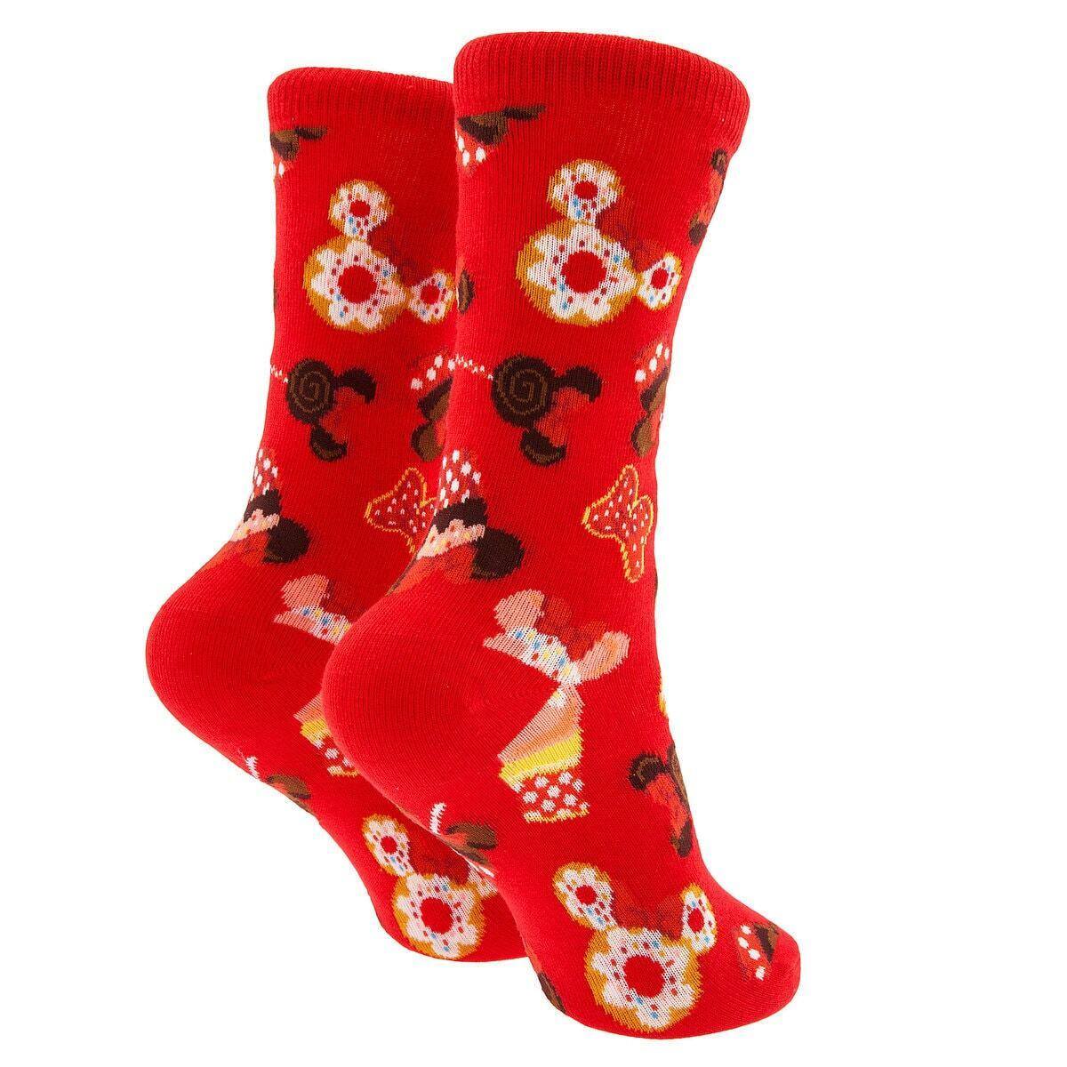 Minnie Mouse Disney Parks Food Socks in Cupcake Holder for Kids
