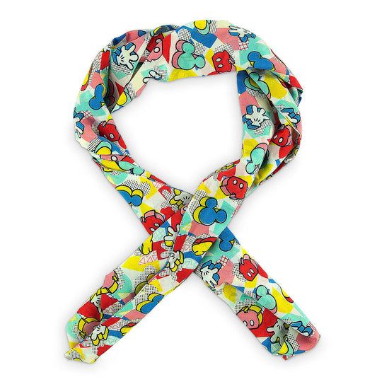 Mickey Mouse Cartoon Screen Art Scarf for Adults