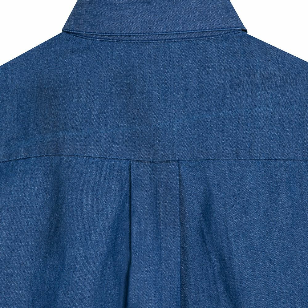 Mickey and Minnie Mouse Holiday Denim Longsleeve Shirt - For Adults Women