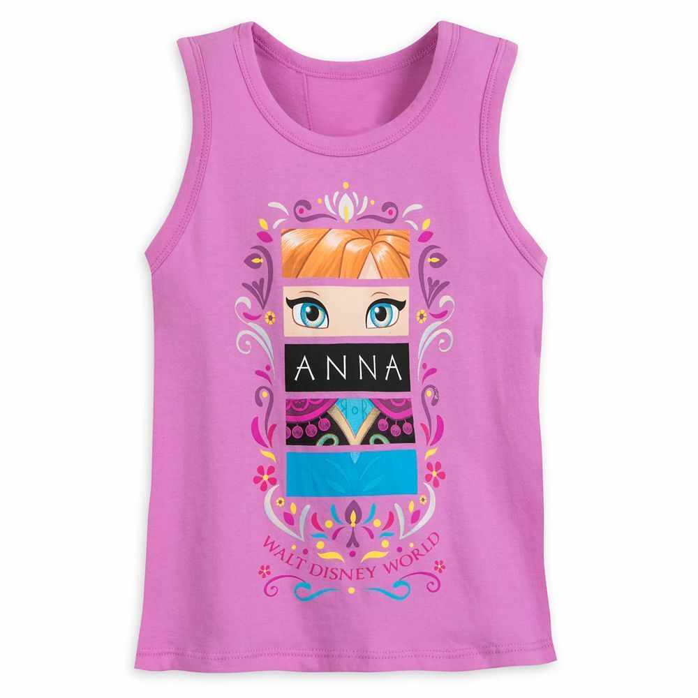 Walt Disney World Frozen Princess Anna Tank Top for Girls Toddler Size XXS 2/3