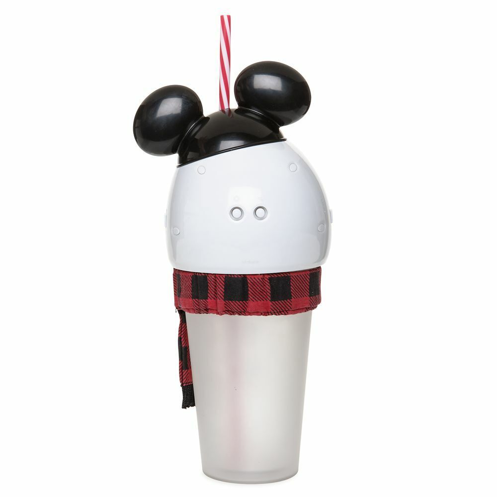 Mickey Mouseketeer Snowman Light Up Tumbler Cup - 16oz Holiday Christmas