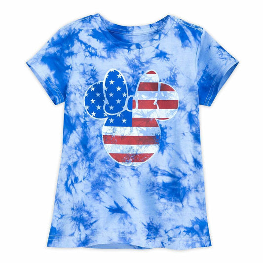 Disney Minnie Mouse Americana Icon T Shirt Tee for Girls