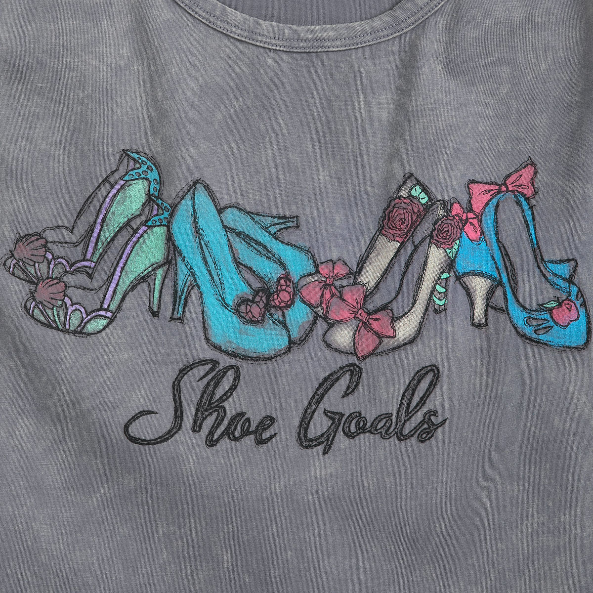 Disney Princess Tank Top for Women T Shirt Tee Size XS - "Shoe Goals"