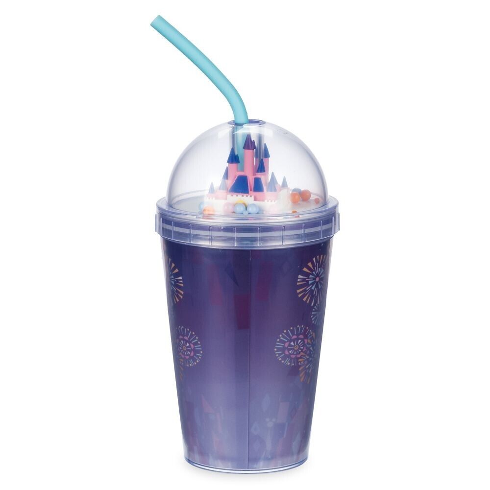 Disney Parks Fantasyland Castle Tumbler with Straw by Joey Chou - 14oz