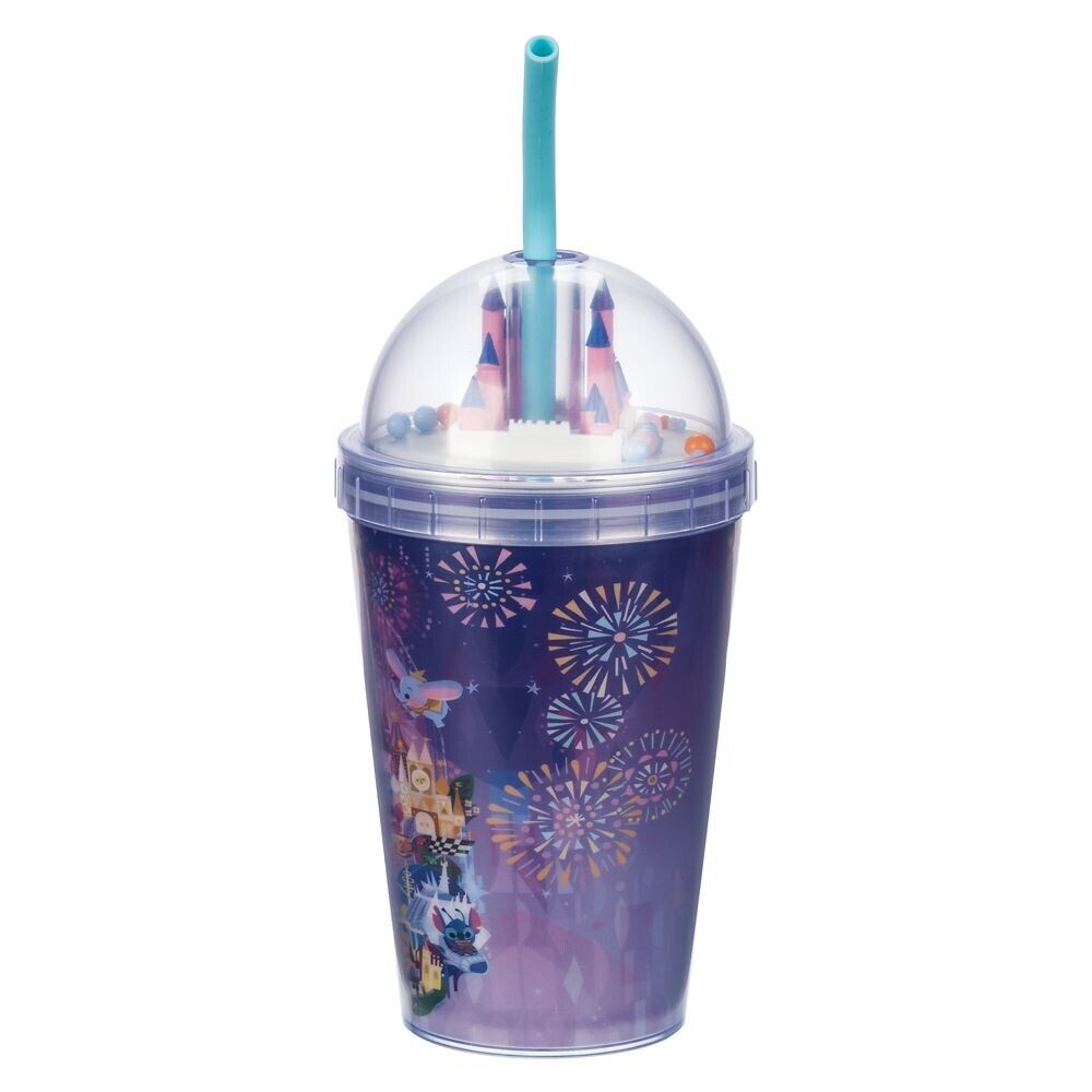 Disney Parks Fantasyland Castle Tumbler with Straw by Joey Chou - 14oz