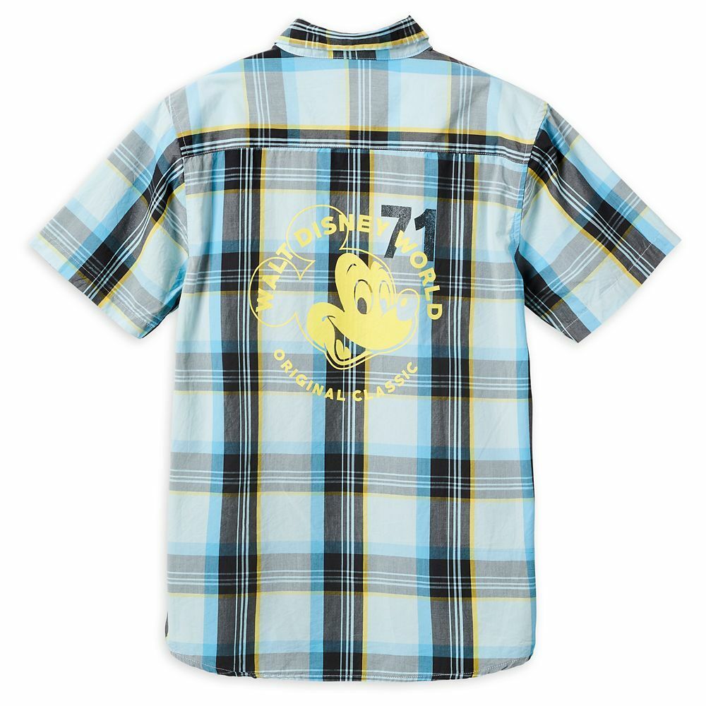 Walt Disney World - Mickey Mouse Button Up Dress Shirt for Men Size Small