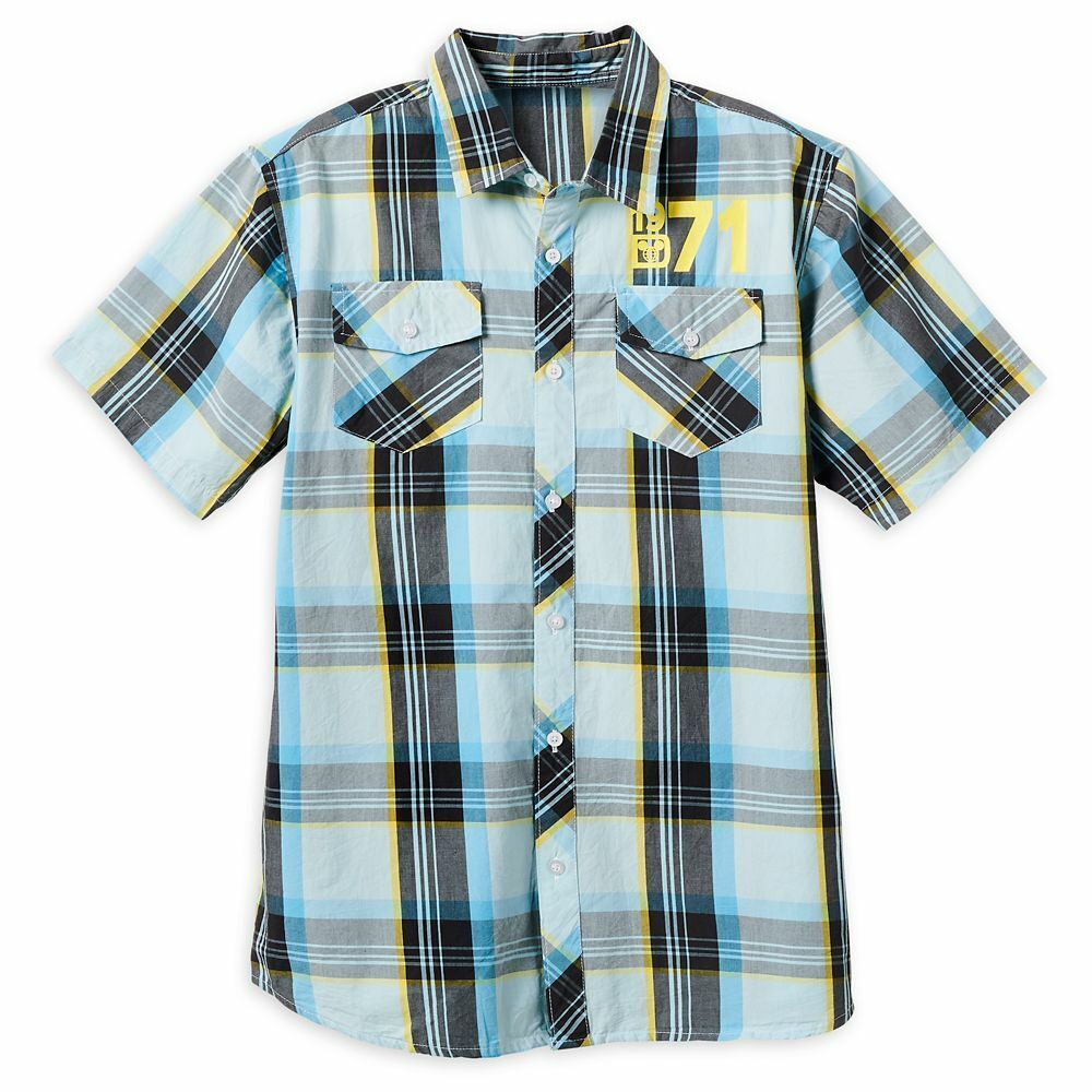 Walt Disney World - Mickey Mouse Button Up Dress Shirt for Men Size Small