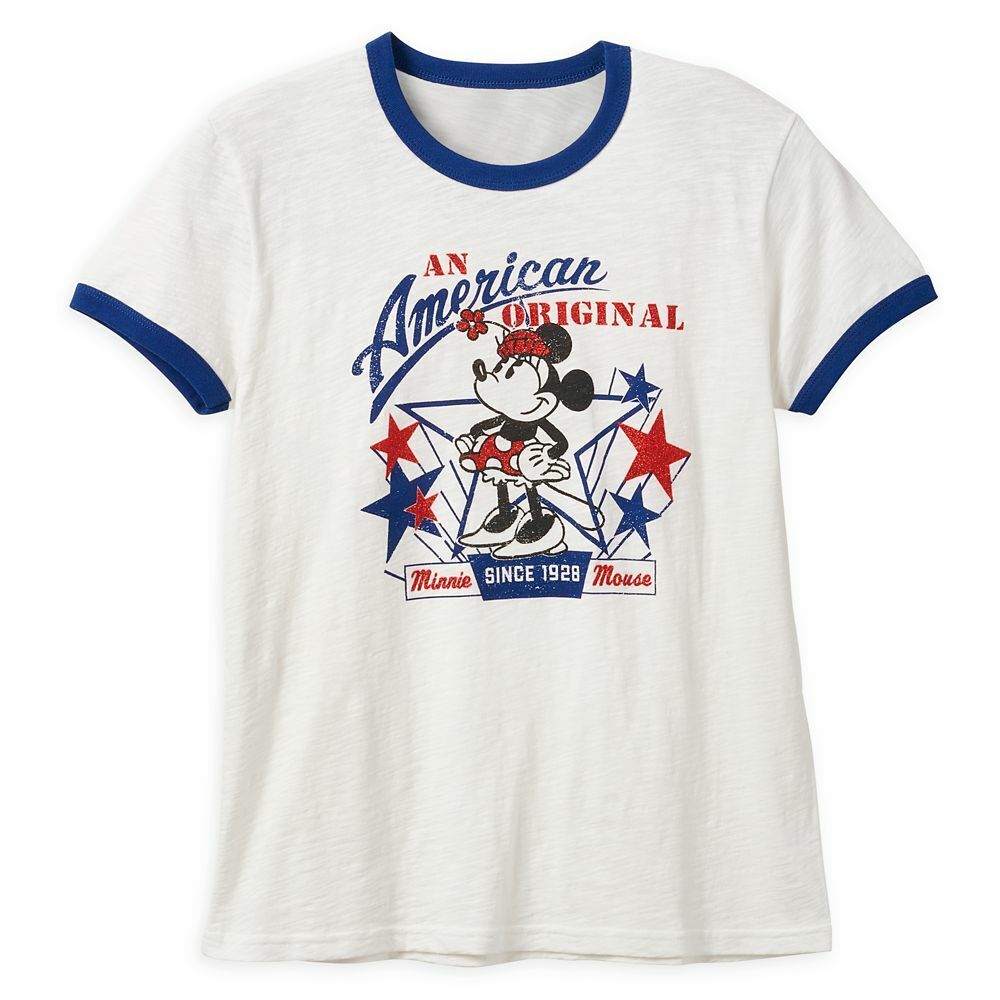 Minnie Mouse Classic Americana Womens T Shirt Tee - American Original