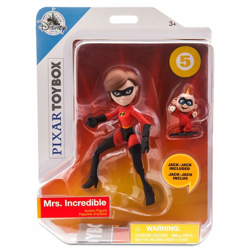 Disney Pixar - Mrs. Incredible & Baby Jack Jack Figure ToyBox Set 5" H