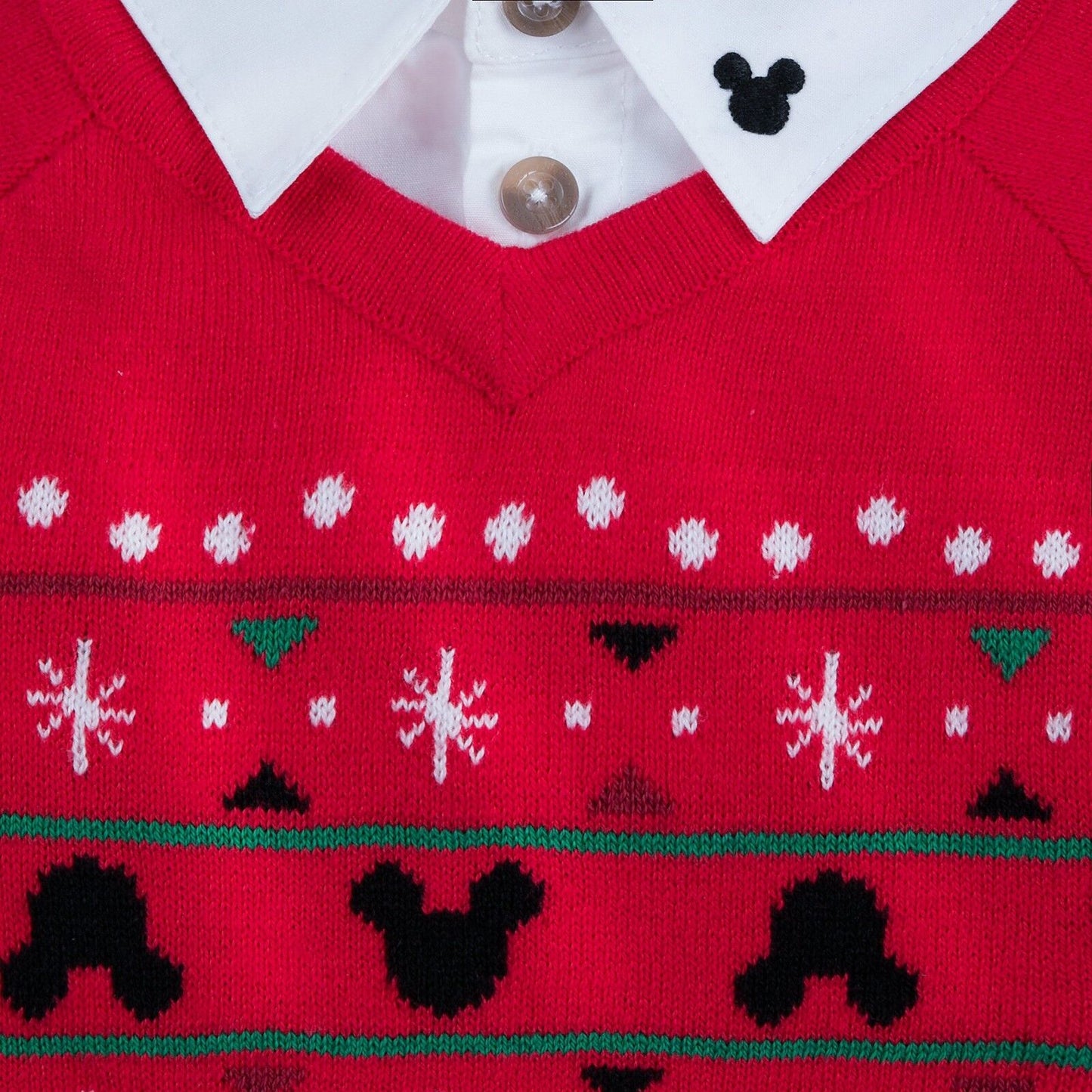 Disney Holiday Mickey Mouse Sweater & Pants Set for Baby 0 3 Months - Christmas