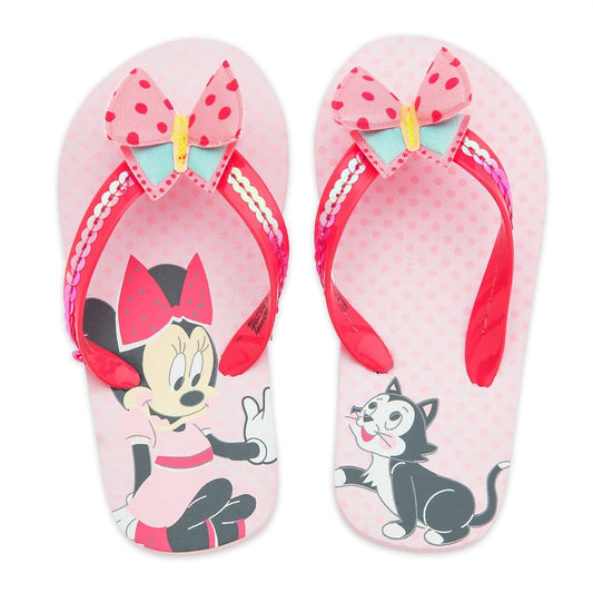 Minnie Mouse & Figaro Flip Flops - Girls Sandals 5/6 Toddler