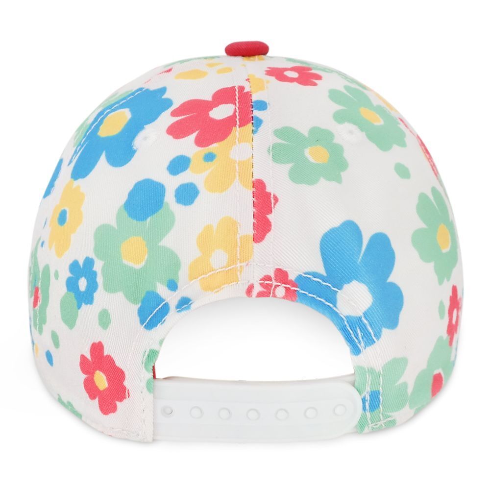 Disney Parks Minnie Mouse Floral Baseball Cap - One Size Adjustable