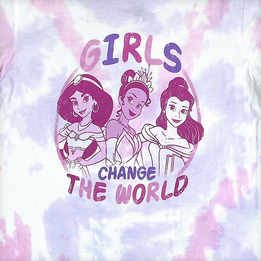 Disney Princess Tie Dye Long Sleeve T Shirt - for Girls