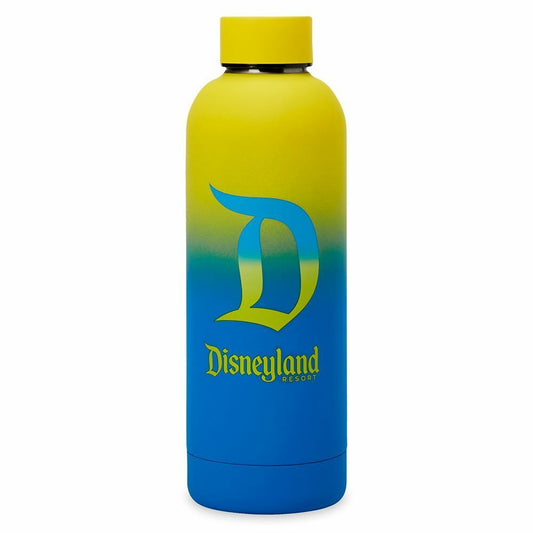 Disneyland Logo Neon Stainless Steel Water Bottle - 16oz