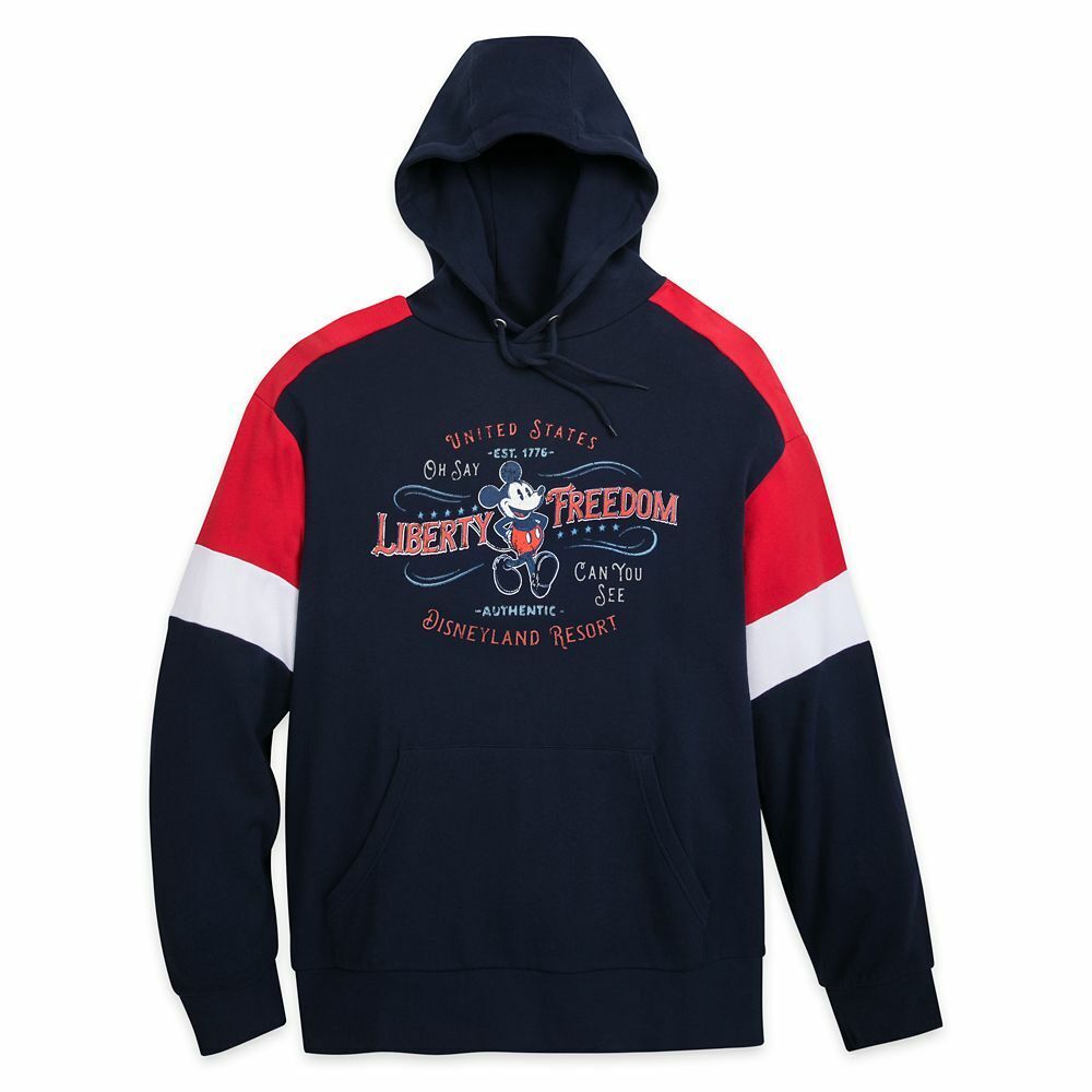 Disneyland Resort Men's Mickey Mouse Americana 1776 Liberty - Pullover Hoodie