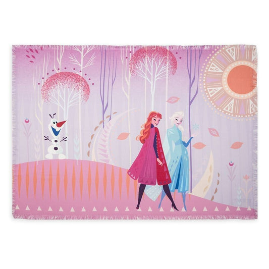 Frozen 2 Large Throw Blanket by Brittney Lee 50" x 70" Anna Elsa Olaf