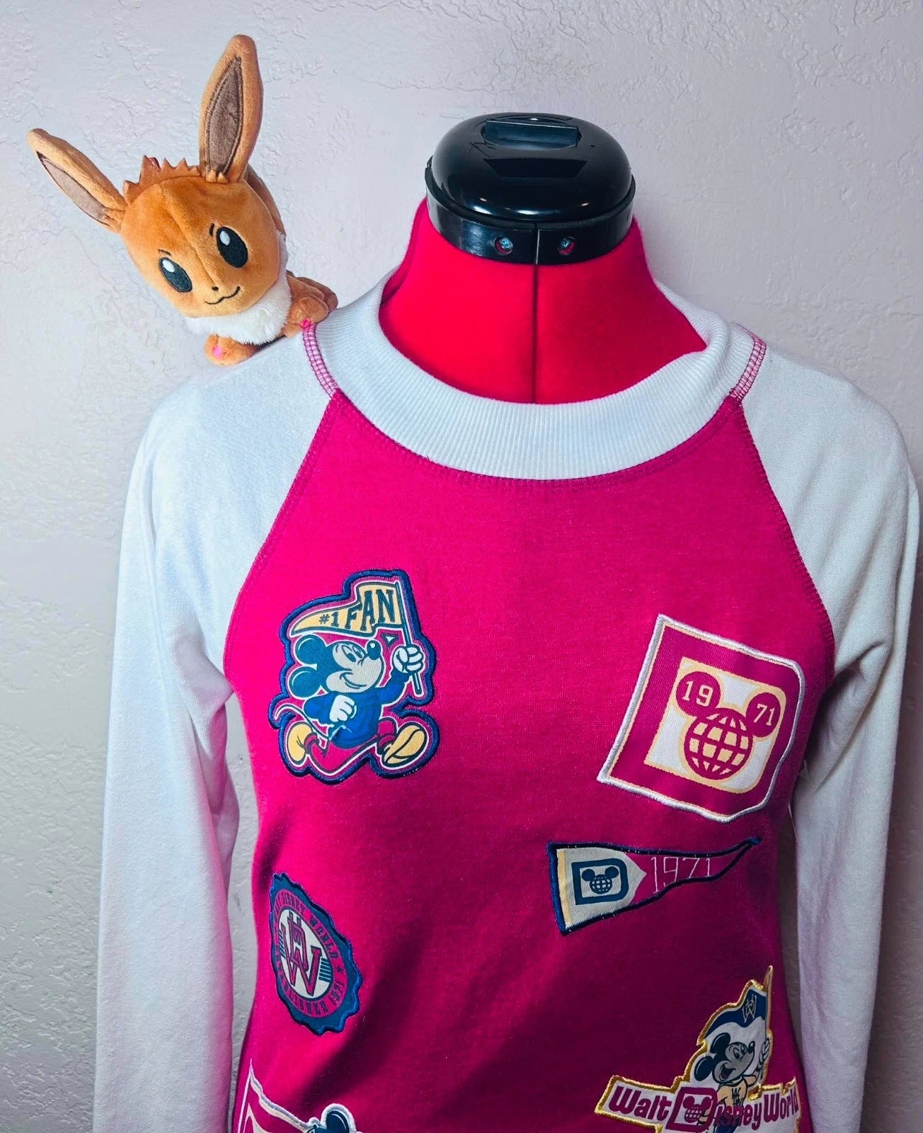 Custom Eevee Pokemon Magnetic Shoulder Pal Plush Toy Go Costume Dress Up