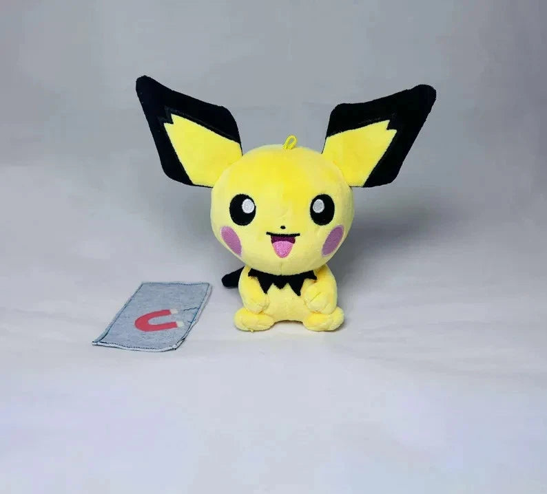 Custom Pichu Pikachu Pokemon Go Magnetic Shoulder Pal Plush Toy Costume Dress Up