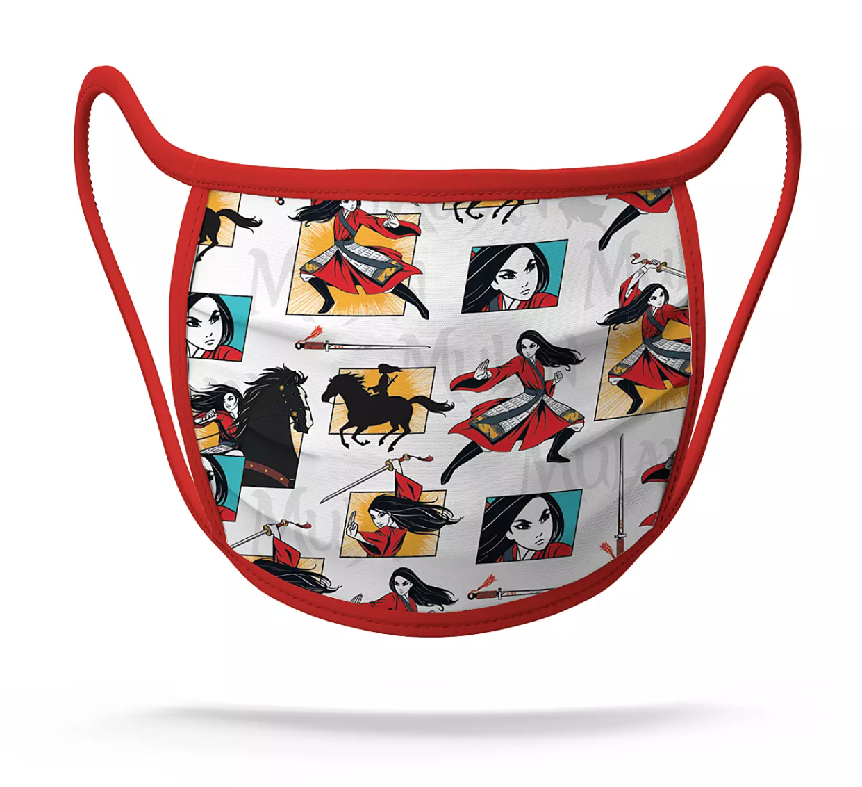 Disney Store Mulan Cloth Face Mask 2 Pack Set