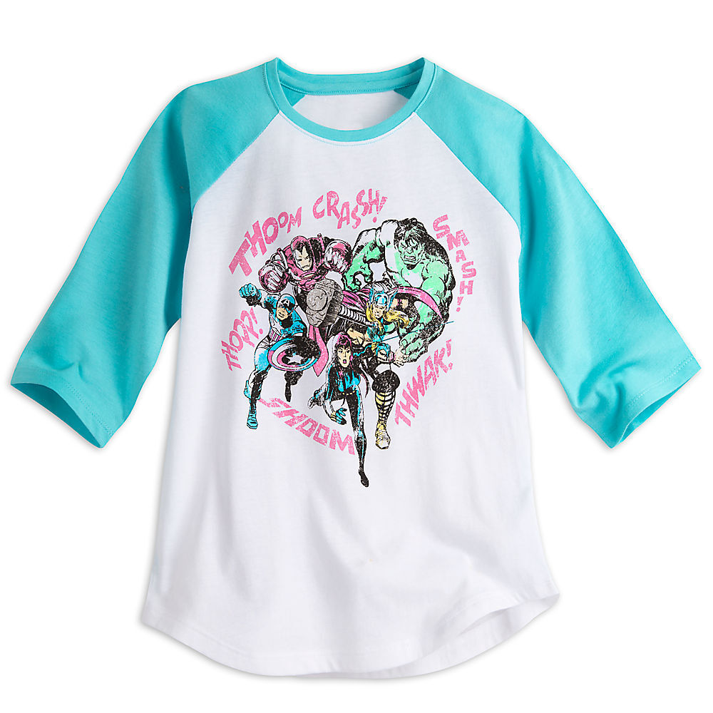 Marvel's Avengers Super Hero Raglan Tee - Girls