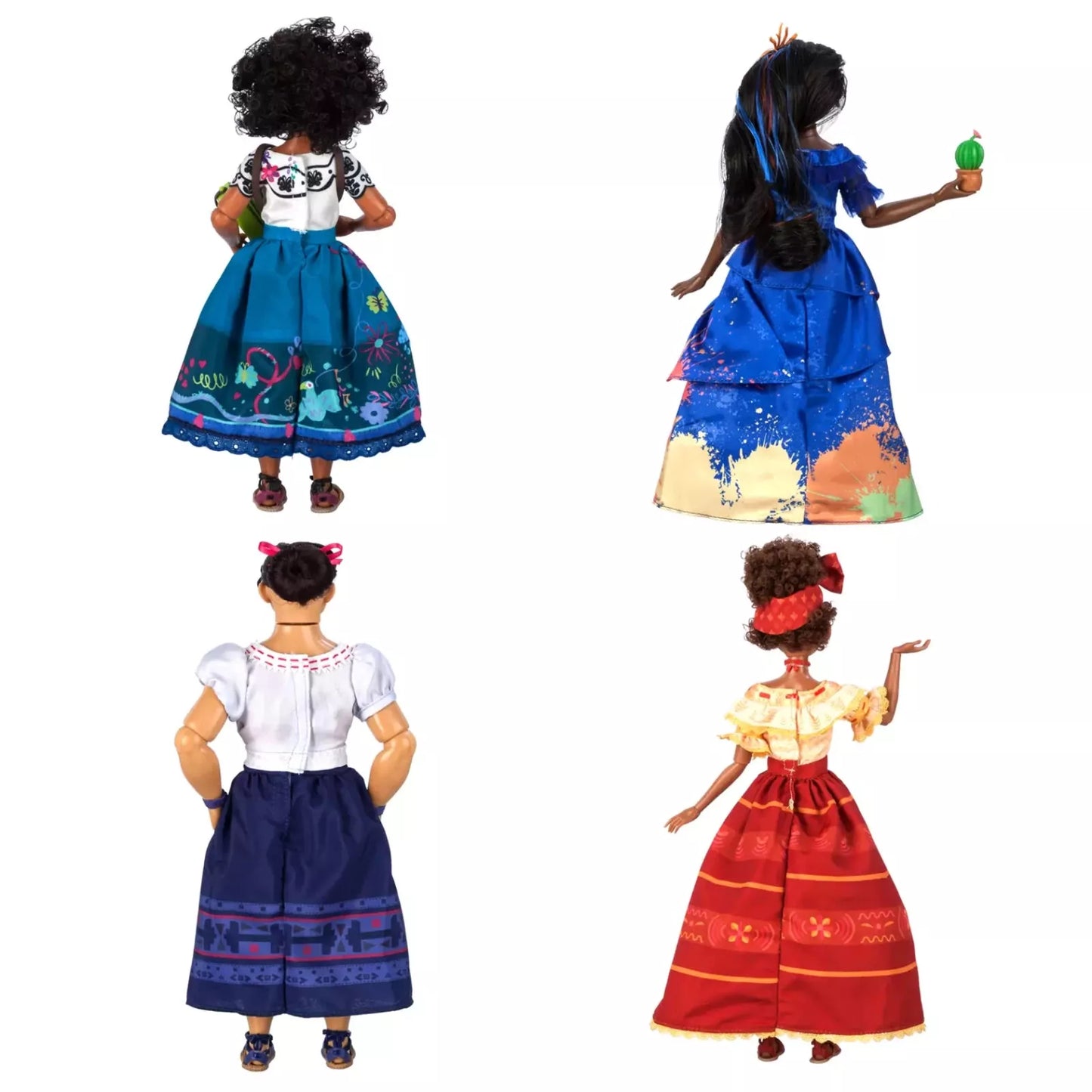 Encanto 4pc Deluxe Doll Gift Set – Large 11'' - Luisa, Mirabel, Isabela and Dolores