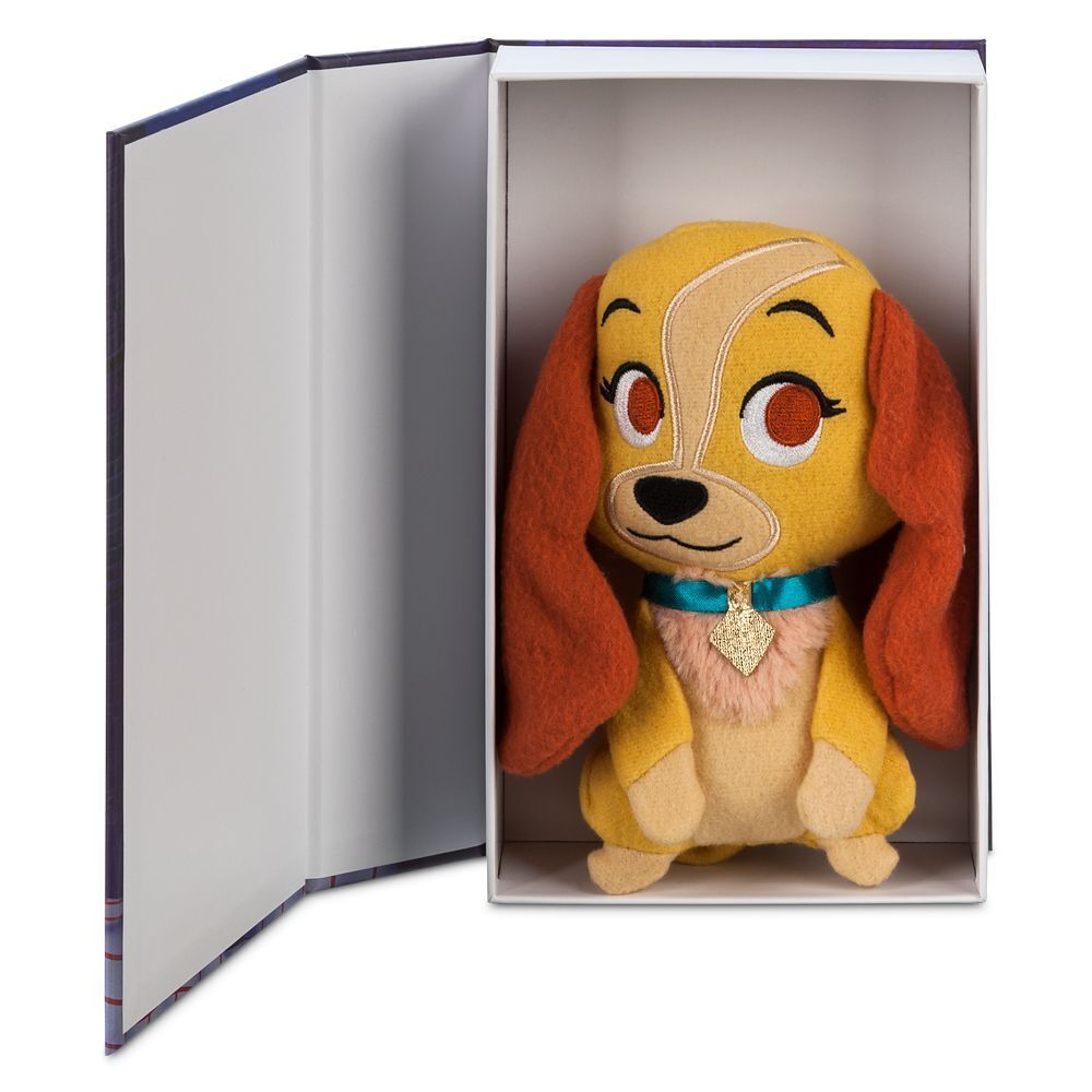 Lady and the Tramp - Lady Dog VHS Case Stuffed Animal Plush Toy Doll