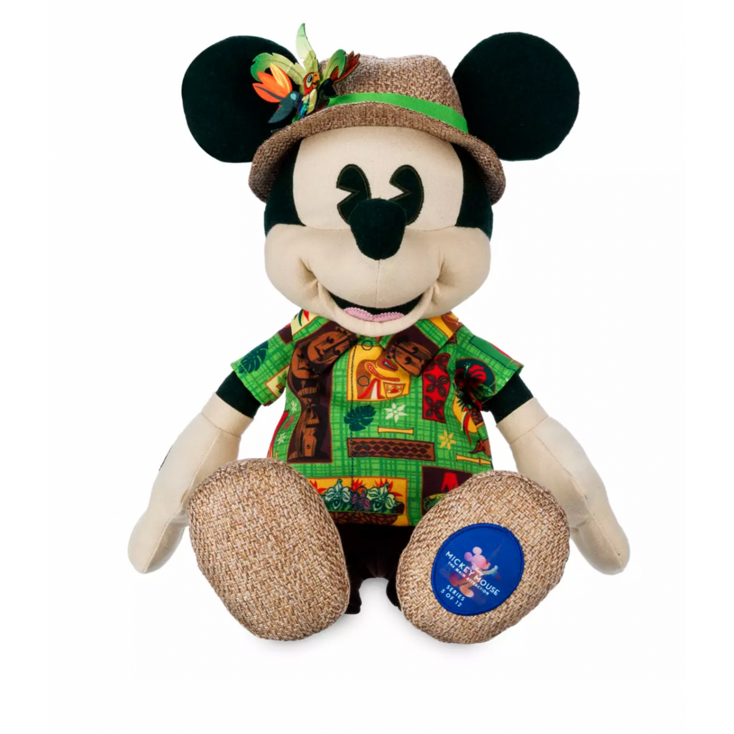Disney Parks 50th Anniversary Mickey Mouse Main Attraction Tiki Room Plush - Limited