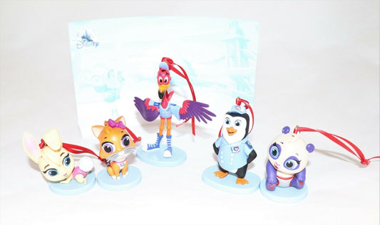 Disney T.O.T.S 5pc Christmas Ornaments Set - Freddy Pip Precious Mia Blondie TOTS