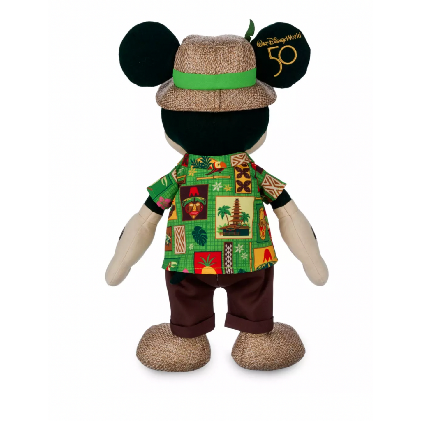 Disney Parks 50th Anniversary Mickey Mouse Main Attraction Tiki Room Plush - Limited