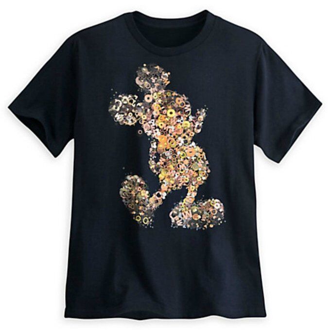 Disney Mickey Mouse Gears Cogs Mechanical Mens T Shirt Tee Size Small