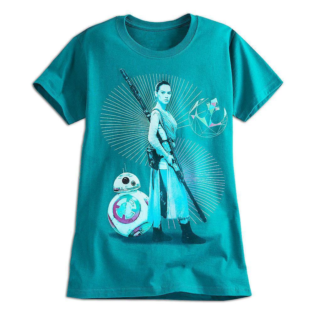 Star Wars Rey & BB-8 T Shirt Tee for Women Size XL