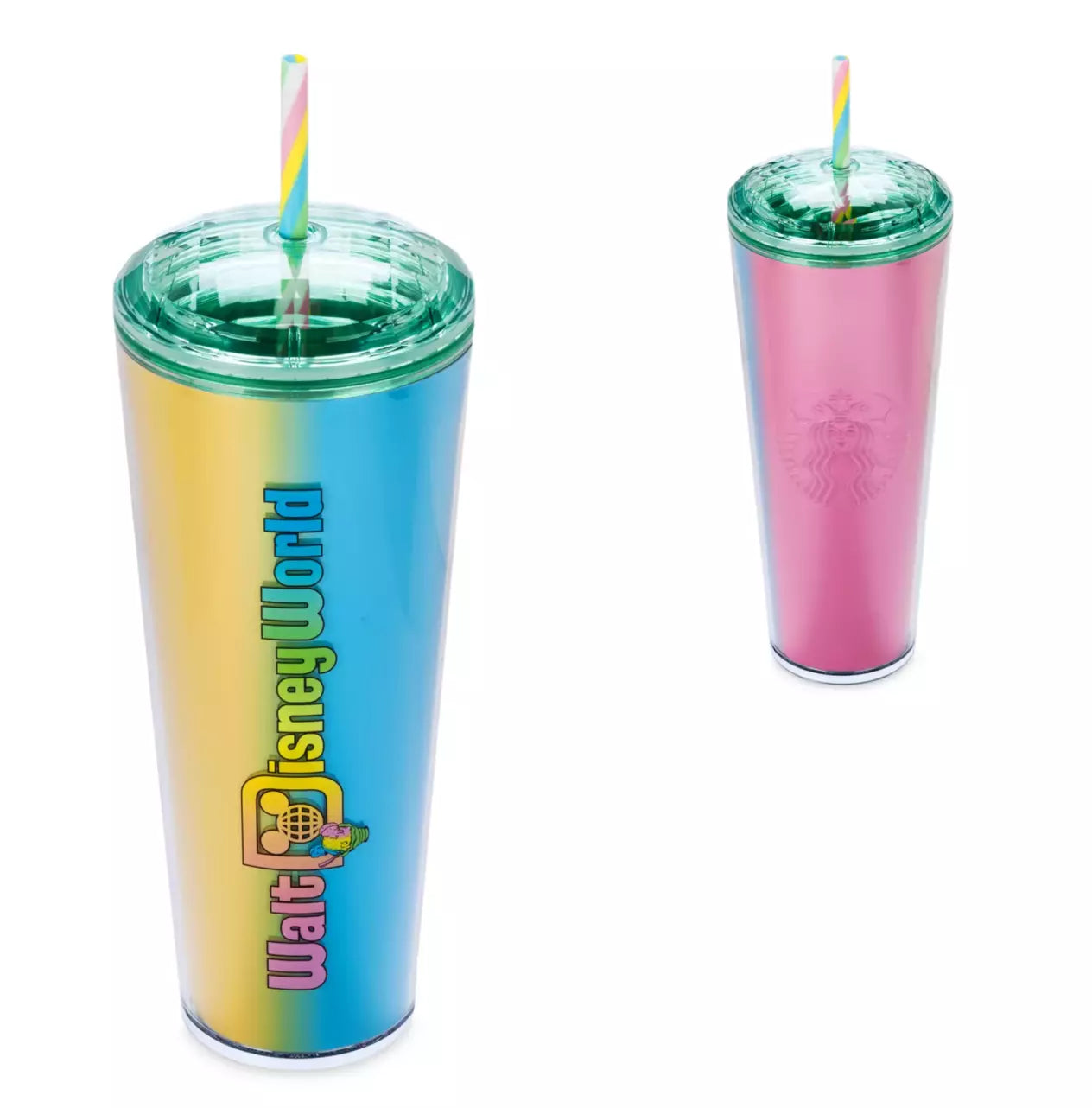 Disney Eats Shaved Ice Walt Disney World Starbucks Tumbler w/ Straw – Theme Park