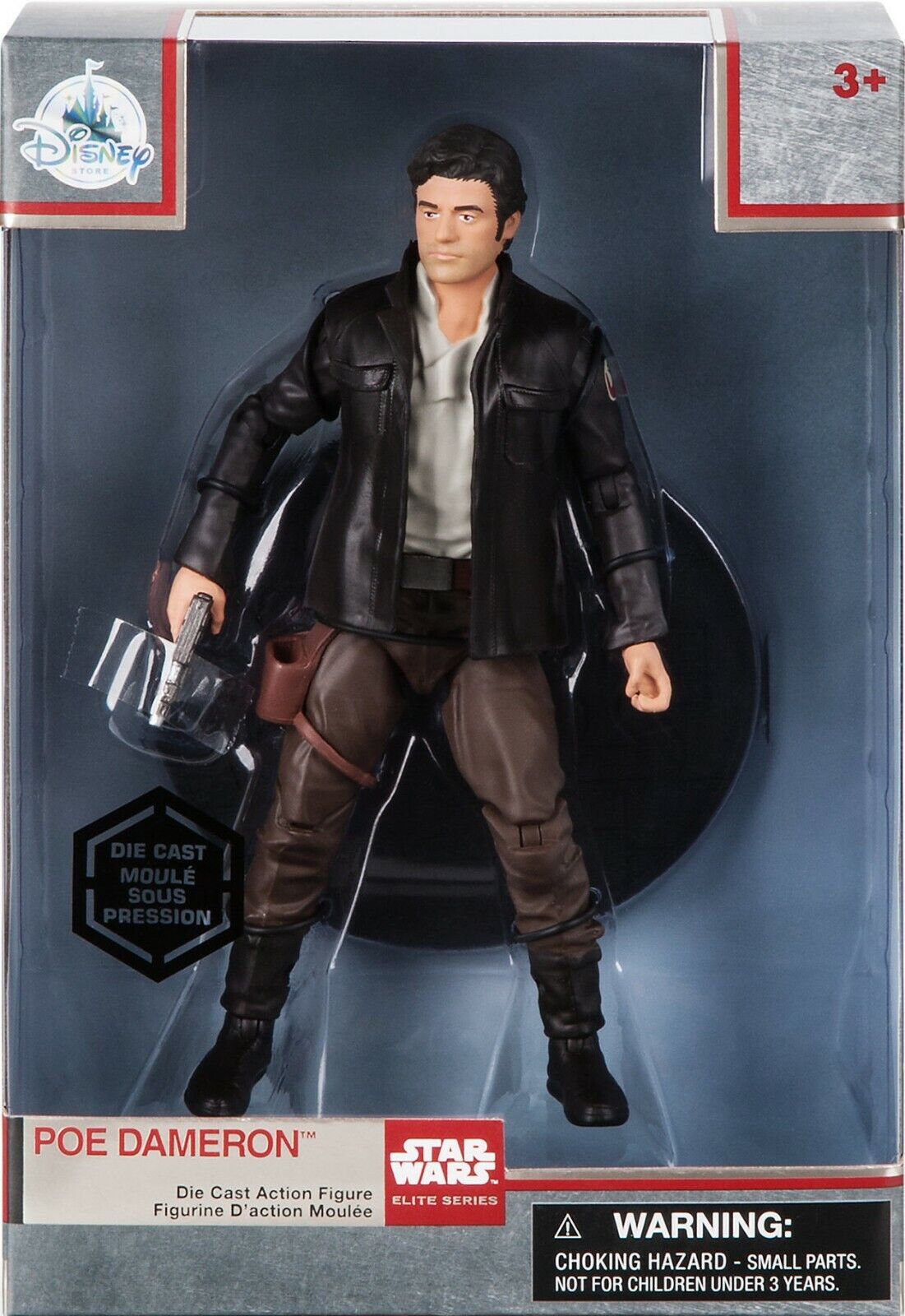 Disney Store Poe Dameron Elite Series Die Cast Action Figure Star Wars Last Jedi