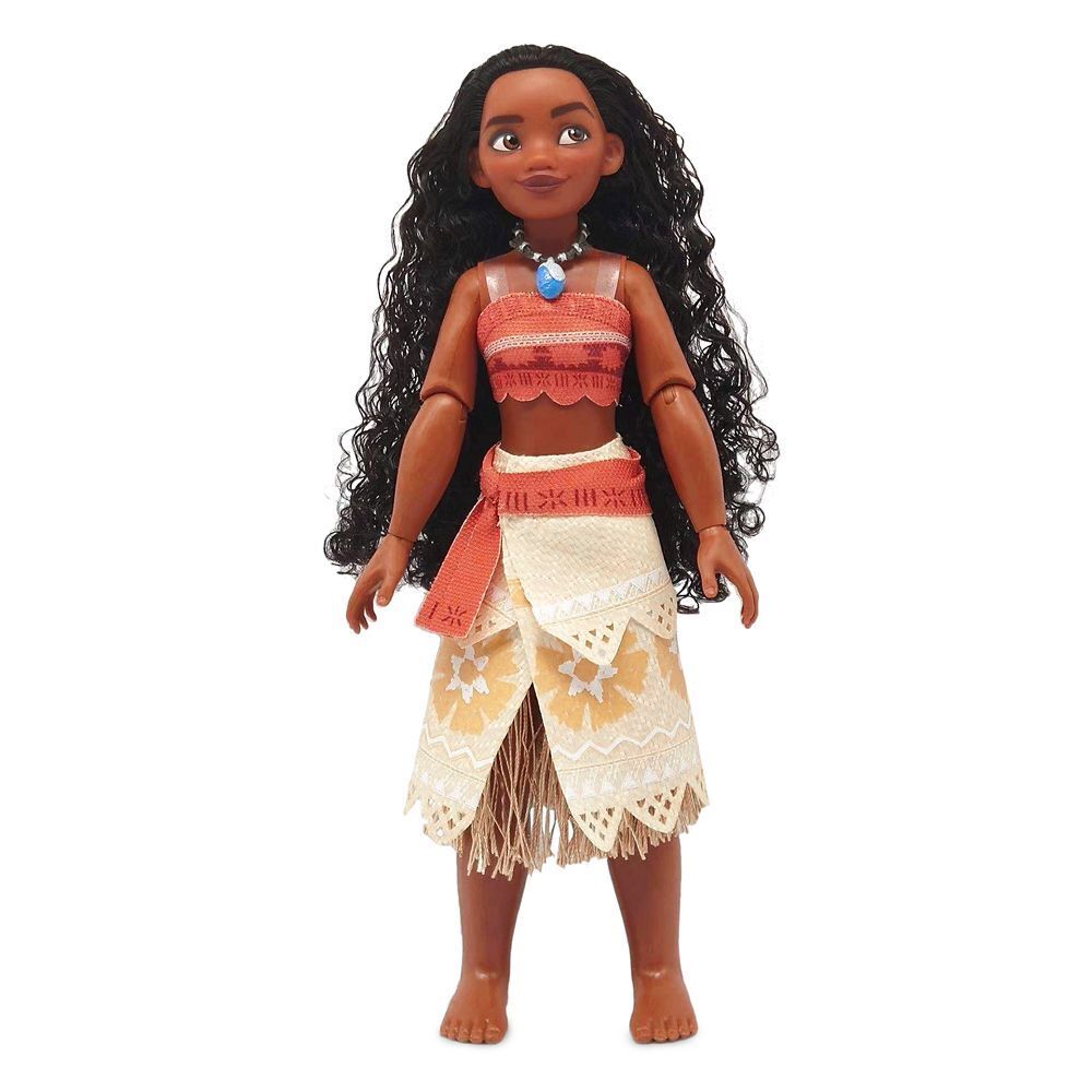 Disney Moana Classic Princess Toy Doll Figure w/ Brush 10 1/2" H