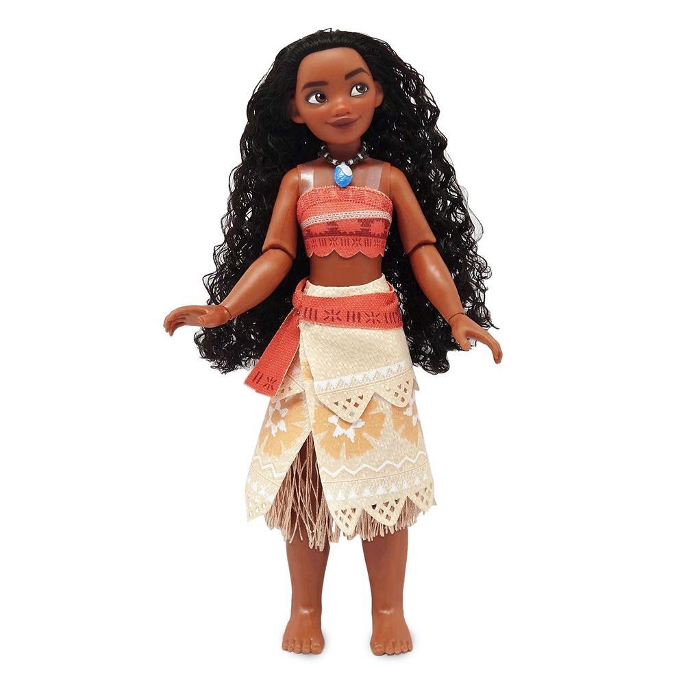 Disney Moana Classic Princess Toy Doll Figure w/ Brush 10 1/2" H