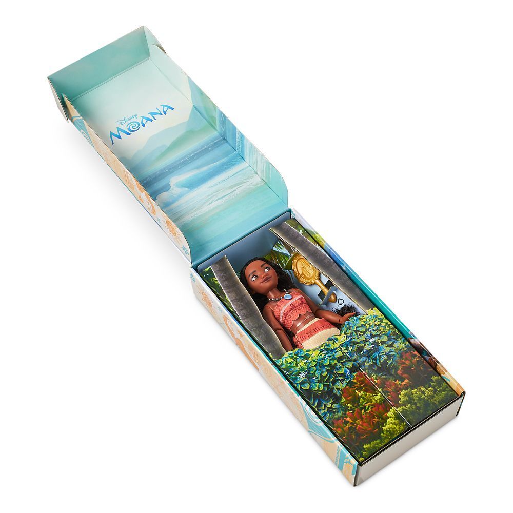 Disney Moana Classic Princess Toy Doll Figure w/ Brush 10 1/2" H