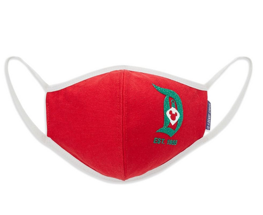 Disneyland Spirit Jersey Holiday Christmas Cloth Face Mask Kids Youth Size Small