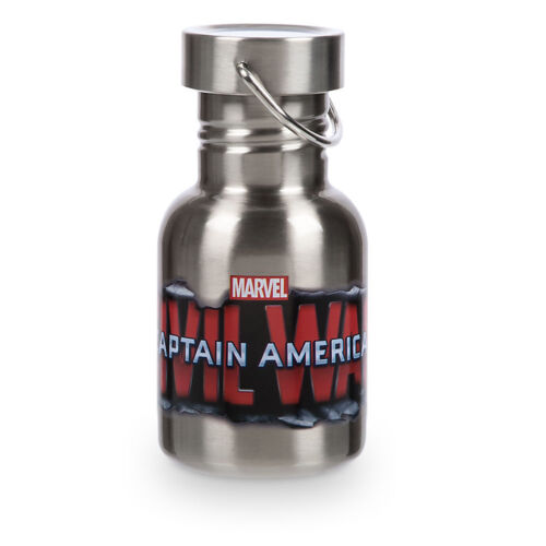 Captain America & Iron Man Stainless Steel Canteen Water Bottle 16oz