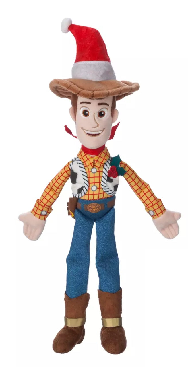 Disney Store Toy Story Sheriff Woody Plush Doll 13" - Holiday Christmas