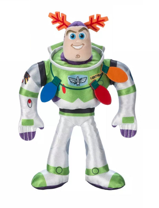 Disney Store Toy Story Buzz Lightyear Plush Doll 10 1/2" - Holiday Christmas