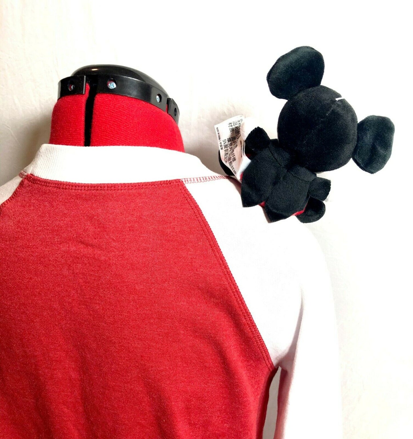 Mickey Mouse Custom Magnetic Shoulder Pal Wishables Plush Doll Accessory 5" H
