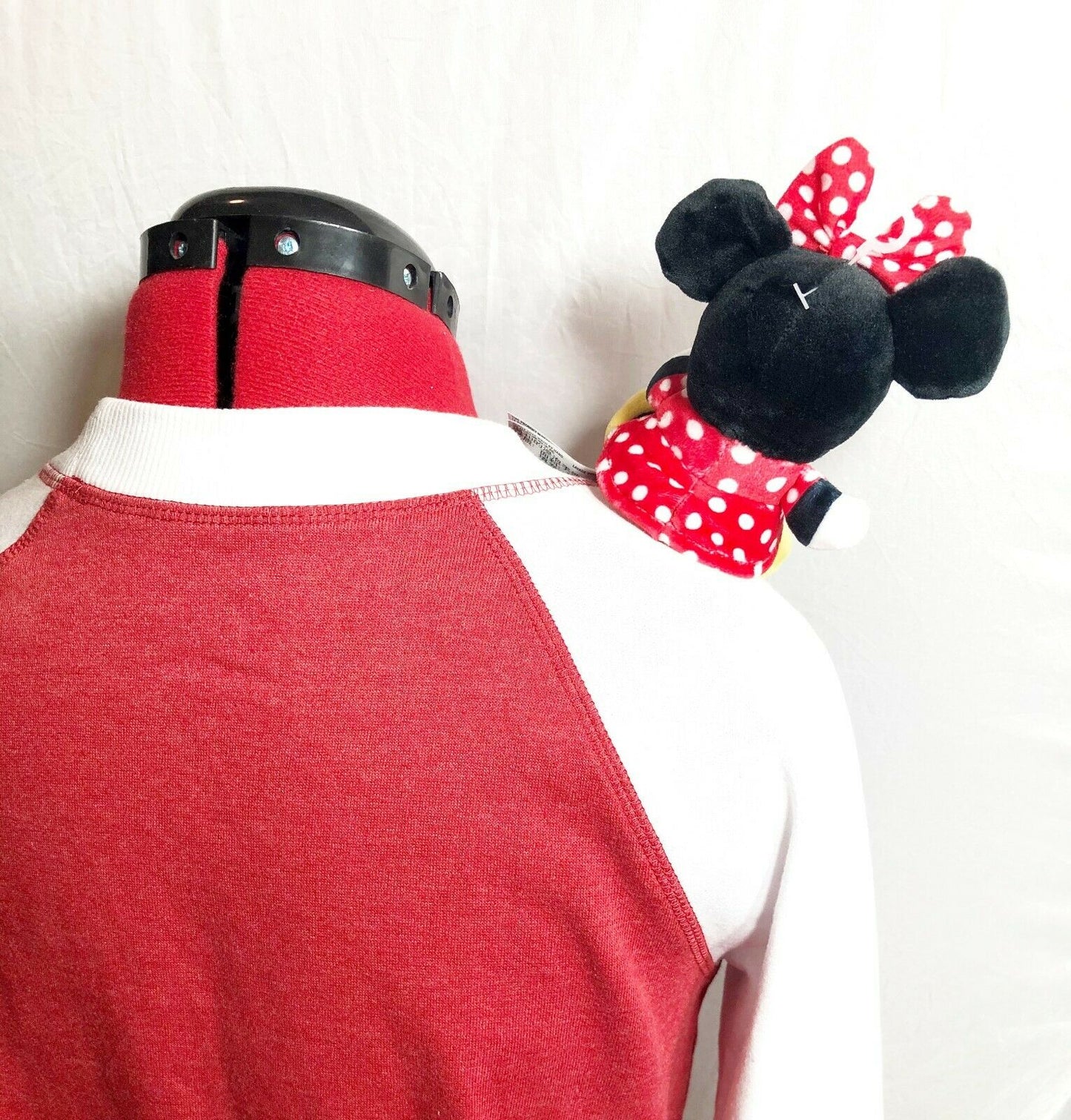 Minnie Mouse Cute Custom Magnetic Shoulder Pal Plush Doll Theme Park Accessory 5 1/2"