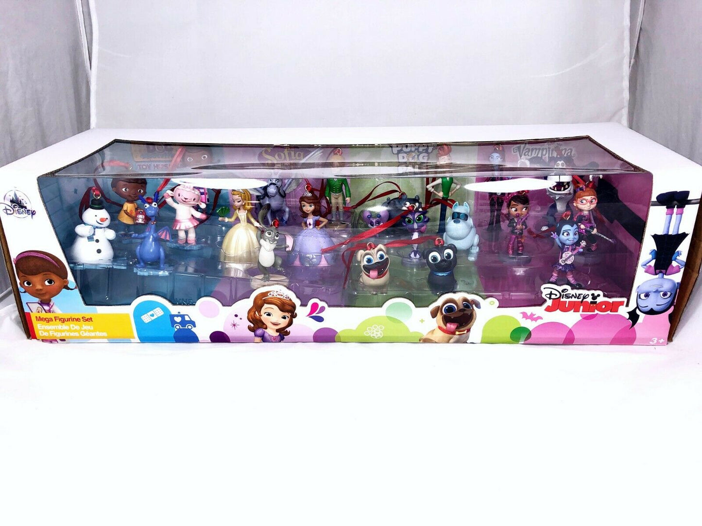 Disney Junior Mega 21pc Christmas Custom Ornaments Set Sofia Vampirina Doc McStuffins Puppy Dog Pals