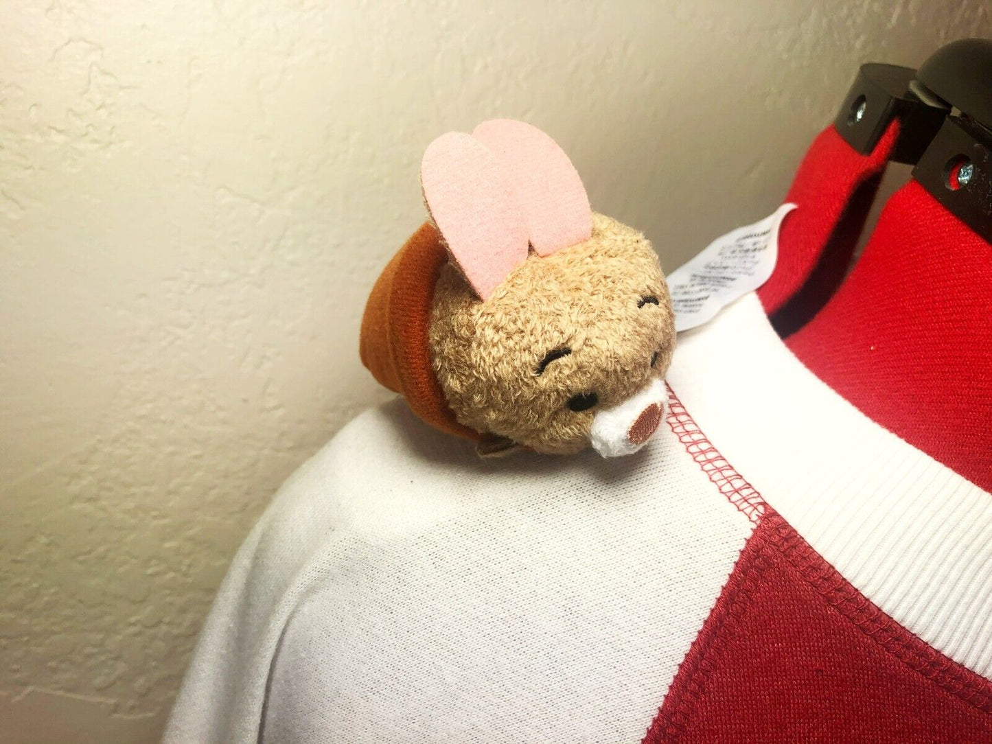 Disney Sleeping Beauty Rabbit in Boot Custom Shoulder Pal Plush Theme Park Toy