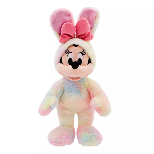 Minnie Mouse Multicolor Easter Plush Bunny w/ Ears & Bow – Medium 17''