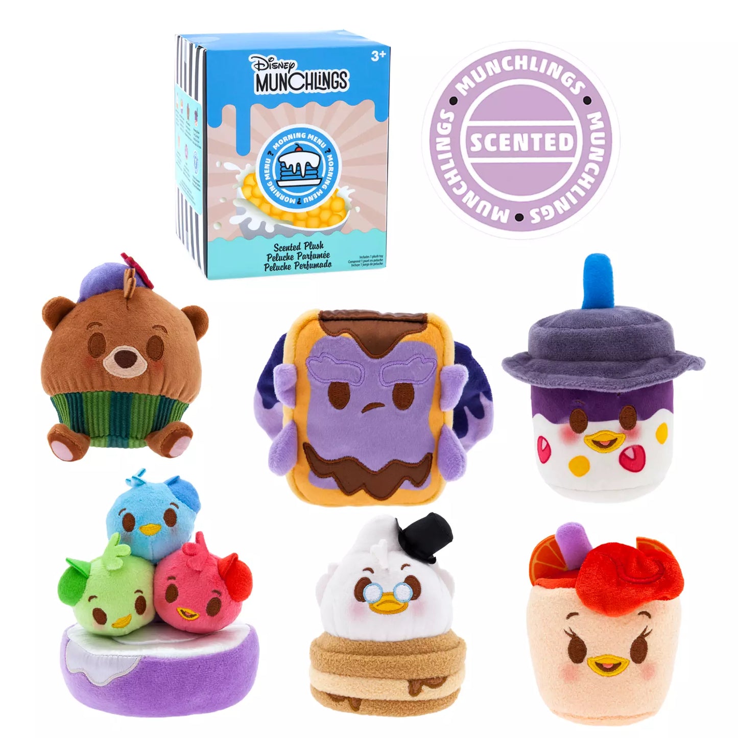 Disney Munchlings Scented Mystery Plush – Morning Menu – Micro 4 1/3''