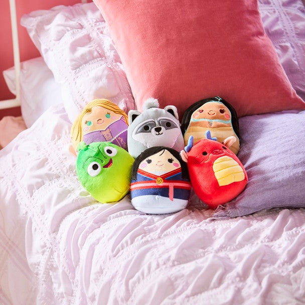 Disney Princess Squishmallows Plush Set – Exclusive - Mulan Rapunzel Pocahontas