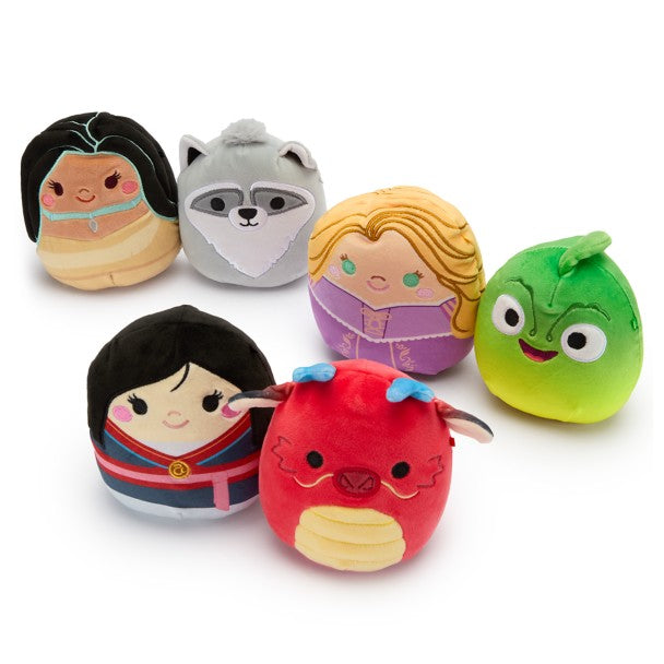 Disney Princess Squishmallows Plush Set – Exclusive - Mulan Rapunzel Pocahontas