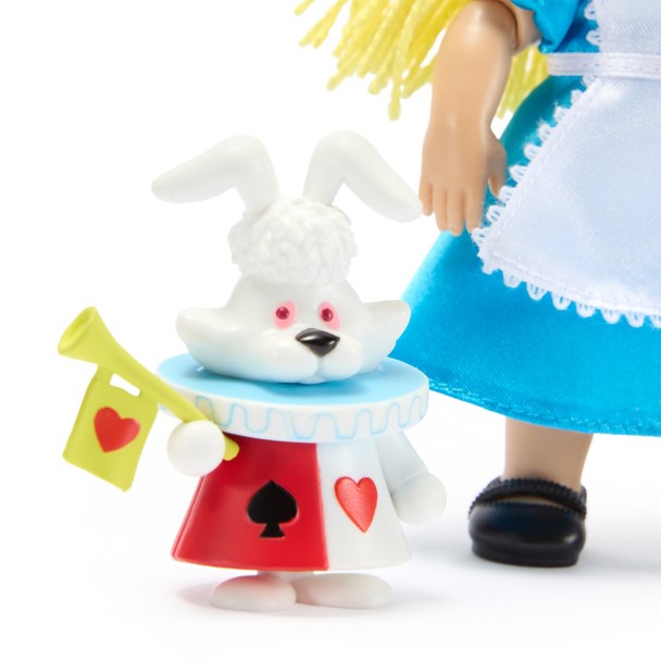 ''it's a small world'' Doll Set – 5 1/2'' – Special Edition Box Set Ariel Lilo Stitch Alice White Rabbit Jasmine