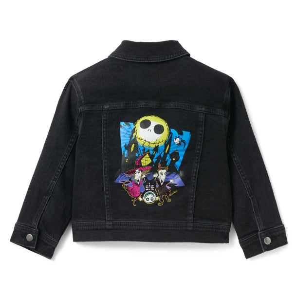 Jack Skellington Nightmare Before Christmas Denim Jacket for Kids - Size 5/6 7/8
